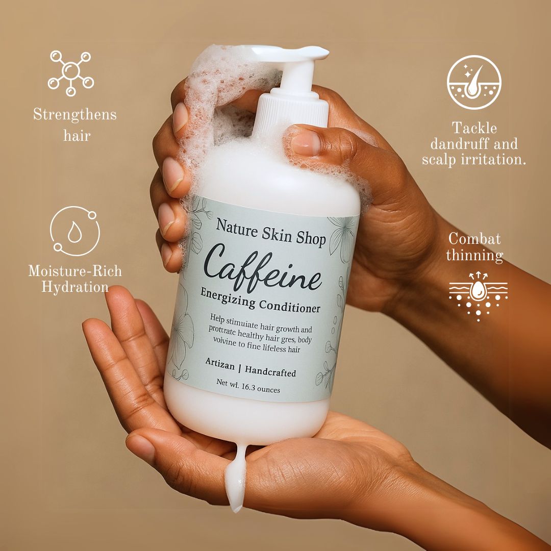 Caffeine and Tea Tree Oil Shampoo Bar and Stimulating Conditioner-3