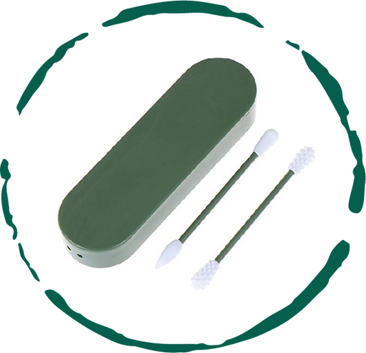 Reusable Silicone Cotton Swab -2 Pack-0