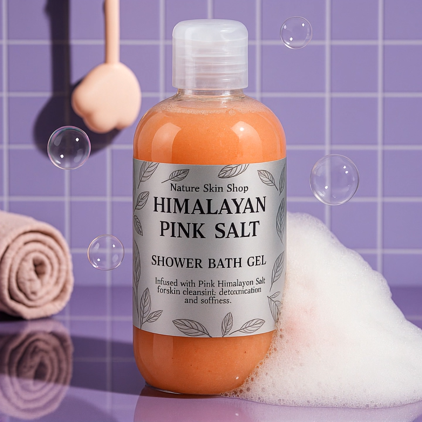 Himalayan Pink Salt Shower Bath Gel-1